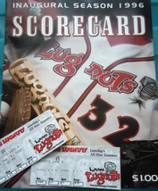 Lansing Lugnuts Baseball Team Inaugural Season 1996 Scorecard &amp; Tickets - $3.99