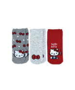Hello Kitty Women&#39;s No Show Socks 3-Pack Sanrio Kuromi Cute Size 4-10 Ne... - £9.34 GBP