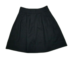 Rafaella Women&#39;s Classy Skirt ~ Sz 6 ~ Black ~ Above Knee ~ Cotton Blend - £10.61 GBP