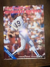 1993 Milwaukee Brewers vs Oakland A’s Program Scorecard Spring Training AZ - £11.94 GBP