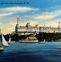 Wentworth By The Sea Postcard Portsmouth New Hampshire Nautical c1940s D... - $19.99