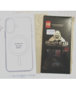 Shockproof Mag Safe Case For iPhone 16 Pro Max W/Privacy Glass Screen Pr... - $179.63 MXN