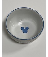 Gourmet Mickey Blue Embossed 6 inch Soup / Cereal Bowl Blue and White Te... - £15.58 GBP