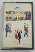 Wayne King&#39;s Dance Medleys 36 Great Songs Cassette Tape MCA  - £21.95 GBP