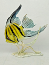 Vintage Rosenthal Angelfish Figurine Fritz Heidenreich Scalare Fleeing 1947 READ - £96.89 GBP