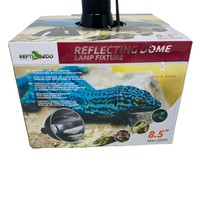 REPTI ZOO 8.5 Inch Reptile Heat Lamp Fixture w/ Optical Reflection Cover... - £16.51 GBP