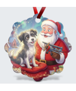 PERSONALIZED  CUSTOM 3.5&quot; SNOWFLAKE METAL CHRISTMAS ORNAMENT GIFT TAG - $27.59 CAD