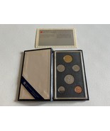 1989 Canada Coin Proof Set Royal Canadian Mint Leather Holder COA Hard Box - $39.59