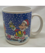 Walt Disney MICKEY MOUSE SANTA &amp; PLUTO RUDOLPH Christmas Cheer Holiday M... - $25.13 CAD