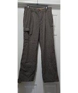 Vintage Y2K Tommy Hilfiger Men’s Cargo Pants 32x31 Grey Stripe - $722.37 MXN