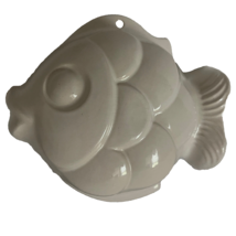 Scheurich German Fish Mold Pop Keramik Mr Mobby W Germany Pudding White Decor - £39.63 GBP