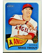 RARE! RED HOT!  MIKE TROUT 2014 TOPPS HERITAGE #250 &quot;PORTRAIT&quot; ANGELS, 3... - €86,00 EUR