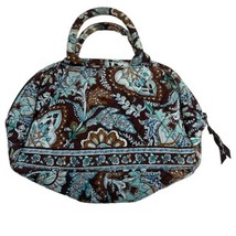 Vera Bradley Java Blue Floral Paisley Purse Handbag  With Small Change P... - $26.17