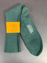Vintage Burlington Upbeats Forest Green Orlon Acrylic fits 10-13 Socks New - £15.58 GBP