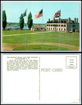 NEW YORK Postcard - Youngstown, Historic Flags, Old Fort Niagara L32 - £2.33 GBP