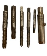 Lot of Vintage Drill Pipe Straight Fluted Taps Various Sizes GREENFIELD ... - $109.85 MXN