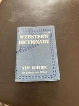 Webster&#39;s Dictionary New Edition For School And Office 1978 Softcover - £6.02 GBP