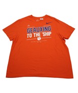 Clemson Tigers Shirt Mens XL Orange Nike Championship Graphic Tee - £15.56 GBP