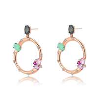 Rose gold Sun Earrings - £29.29 GBP