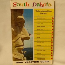 South Dakota 1966 Vacation Travel Visitor Guide Vintage - $5.98