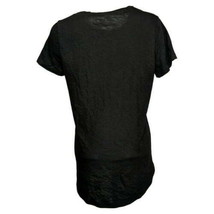 Felina Womens Slub Crew Short Sleeve T-Shirt XX-Large Black - £31.97 GBP