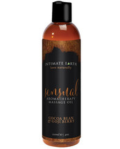Intimate Earth Sensual Massage Oil - 120 Ml Cocoa Bean &amp; Gogi Berry - $21.99