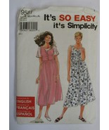Simplicity It&#39;s So Easy 9581 Misses Dress XS-XL CUT - £4.59 GBP