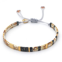 2021 Trendy Boho Ethnic Miyuki Tila Beads Bracelets For Women Classic Handmade W - £11.84 GBP