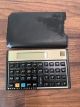 Hewlett-Packard HP 12C Scientific Calculator With Leather Case School Work - £18.86 GBP