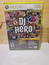 DJ Hero - Xbox 360 Game TESTED WORKS GREAT CIB COMPLETE WITH MANUAL  - $11.73