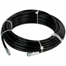 4800 PSI 1/8&quot; X 100&#39; Sewer Jetter Hose Black Thermoplastic Weather Resistant - £112.57 GBP