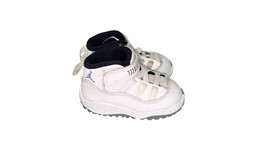 Jordan 11 Legend Blue Toddler Size 5 | Baby Shoes | White Blue | Gently Used image 3