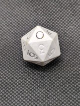 Vintage Gamescience White D20 (0-9) Twice Dice - $646.35 MXN