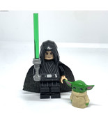Hgift Luke Skywalker and Grogu Minifigures Star Wars The Mandalorian Bab... - $168.53 MXN