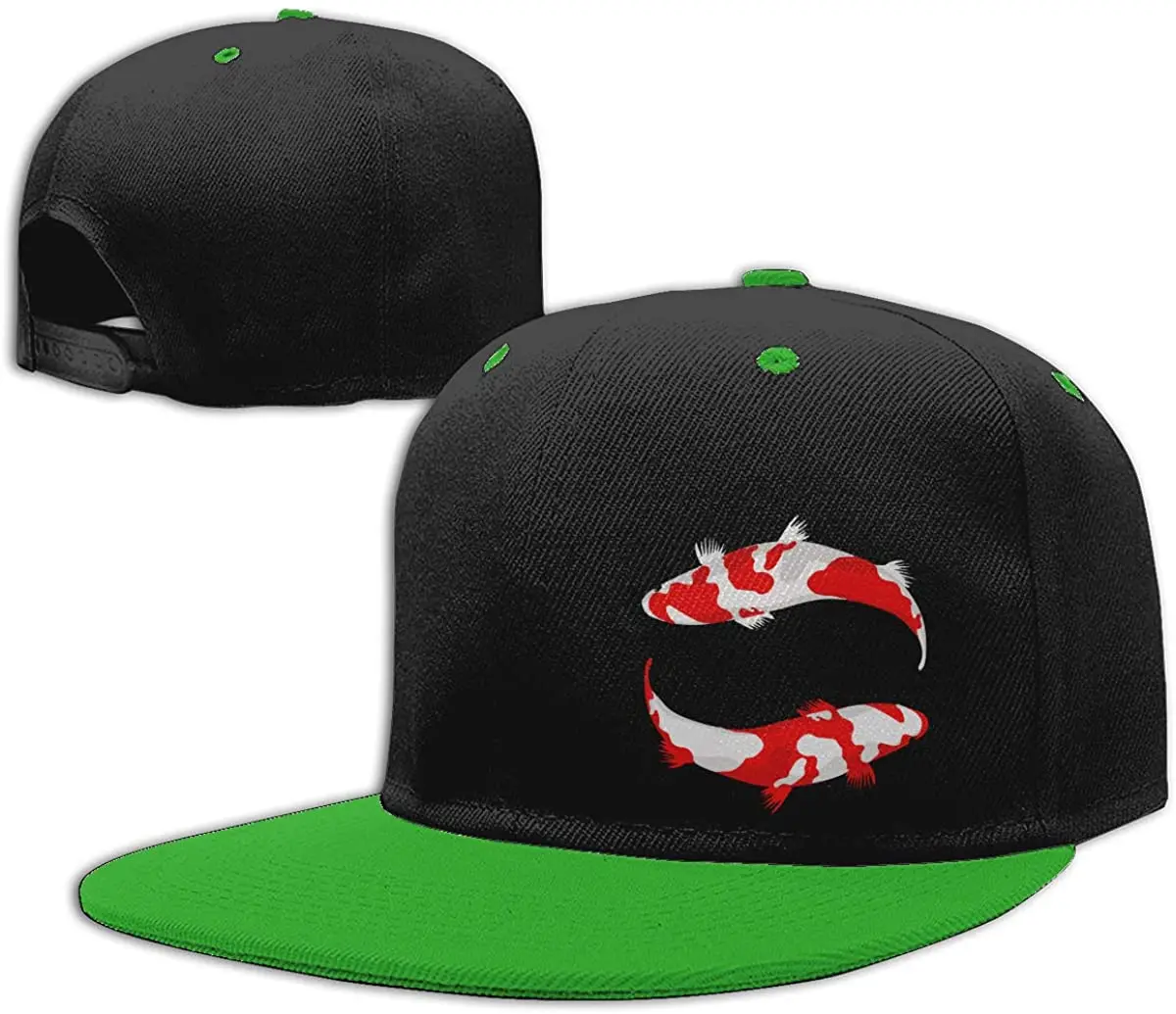 Mens/Womens Hip-hop Hats Yin Yang Koi Fish Adjustable Baseball Fitted Cap - £15.02 GBP