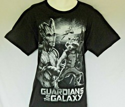 Groot Rocket Raccoon T-Shirt Mens Small Black NEW Marvel Guardians of th... - $18.84