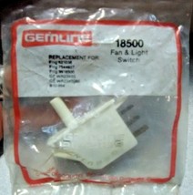 NEW GEMLINE 18500 REFRIGERATOR FAN &amp; LIGHT SWITCH - $9.99