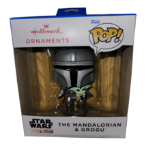 Hallmark Ornaments Funko Pop Star War The Mandalorian And Grogu - £10.31 GBP