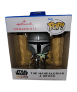 Hallmark Ornaments Funko Pop Star War The Mandalorian And Grogu - £10.30 GBP