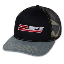 Chevrolet Z71 Gray, Black and Camo Mesh Hat - $29.99