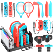 Switch Sports Accessories Bundle with Organizer Station Compatible with Nintendo - £21.81 GBP