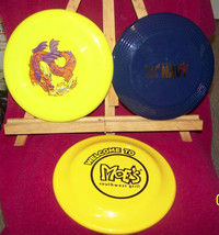 lot of {3} classic toys {frisbees} - £8.70 GBP