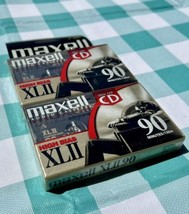 Maxell High Bias XLII 90-Minute Audio Record Cassette Tapes New Sealed 2-Pack - £13.32 GBP