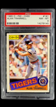 1985 O-Pee-Chee 181 Alan Trammell HOF Detroit Tigers PSA 8 Only 14 Graded Higher - £22.73 GBP