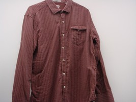 Tommy Bahama Jeans Vintage Island Crafted Men&#39;s Long Sleeve Maroon Large... - $24.74