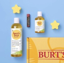 Burt&#39;s Bees Gift Set Baby Oil, Baby Shampoo and Wash, Red Dahlia Tinted ... - $14.36