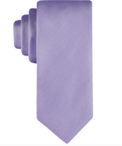 Calvin Klein Men Regular fit Tie Necktie One Size Purple Solid CK2110003... - $184.01 MXN