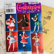 Simplicity Sewing Pattern Sz 10 12 14 16 Costumes Cosplay Witch Riding Hood 4015 - £15.94 GBP