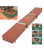 25 ft. Decorative Plastic Brick Edging Kit Garden Pathway Lawn Tree Edge... - €36,79 EUR