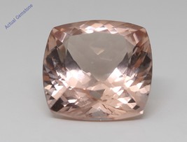 Cushion Natural Mined Loose Morganite (11.3 Ct Peach(Irradiated) VS Clar... - $1,461.99